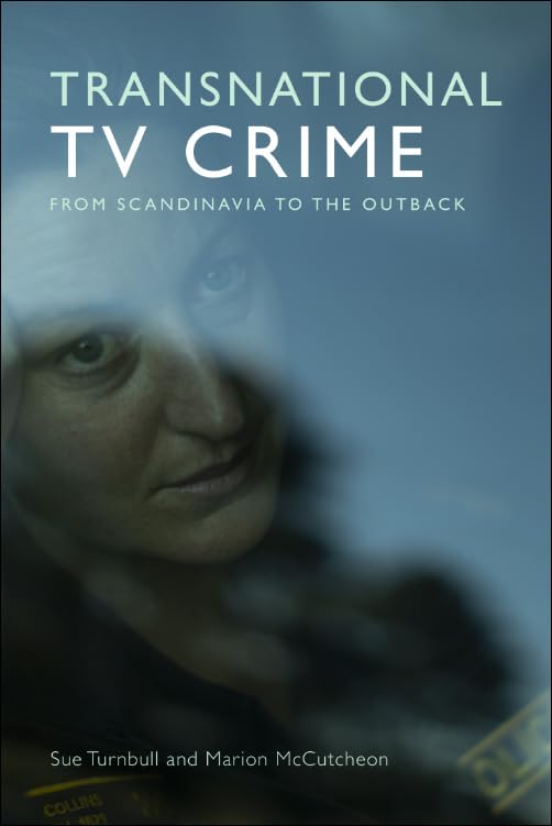 Book cover: "Transnational TV Crime" with a blurred face image.
