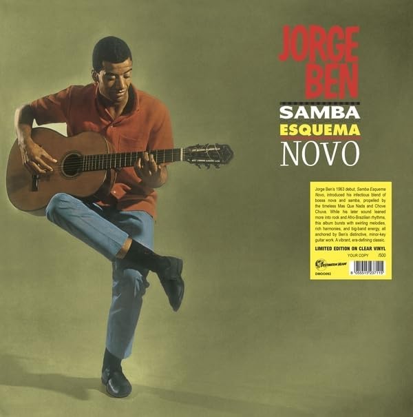 Vinyl record cover featuring Jorge Ben playing an acoustic guitar.