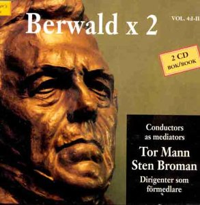 CD cover featuring a bronze bust of Franz Berwald and text details.