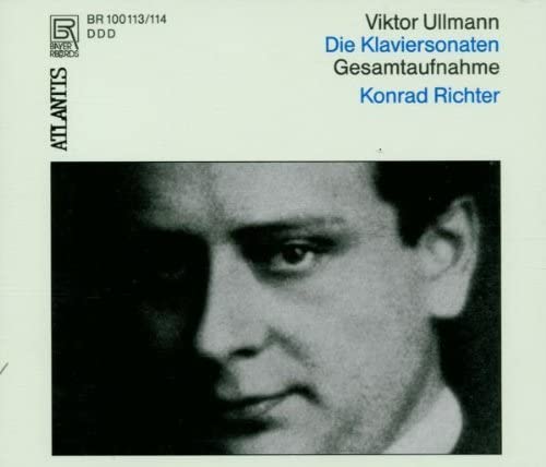 CD cover featuring a black and white portrait of composer Viktor Ullmann.