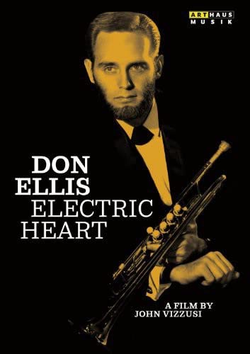 Don Ellis portrait with trumpet, DVD cover for "Electric Heart.