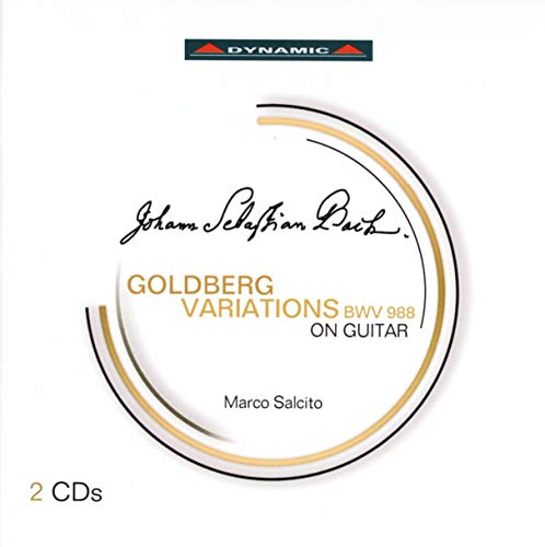 CD cover for Bach’s Goldberg Variations performed by Marco Salcito.
