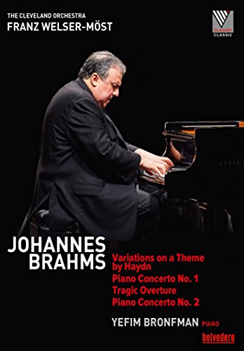 DVD cover featuring pianist Yefim Bronfman at a Steinway grand piano.