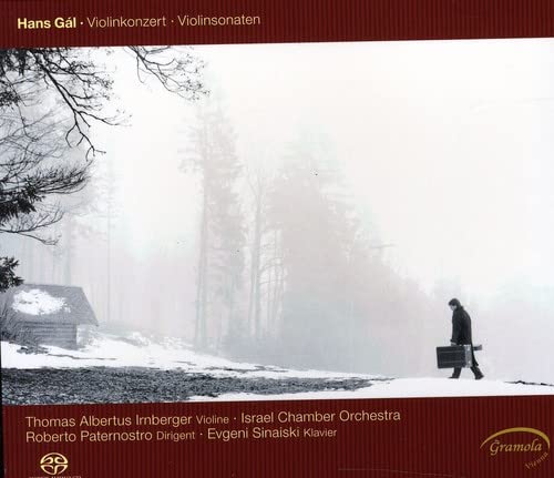 CD cover with snowy landscape, a lone figure, and text details.
