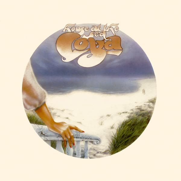Album cover: seascape with a woman’s arm resting on a railing.