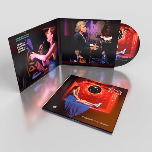 Open CD case featuring Anais Reno performing live with musicians.