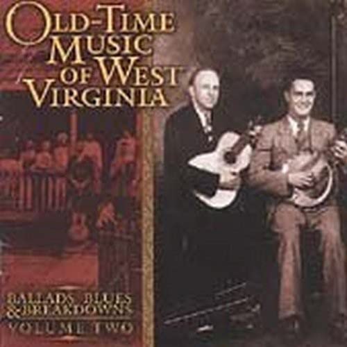 CD cover featuring two musicians with guitars, vintage photo background.