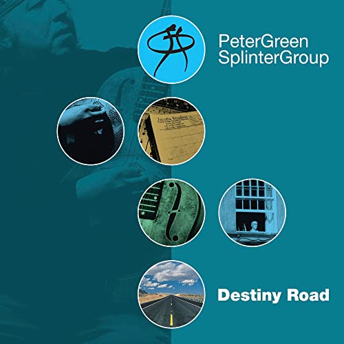 Peter Green's "Destiny Road" CD cover with collage of images.