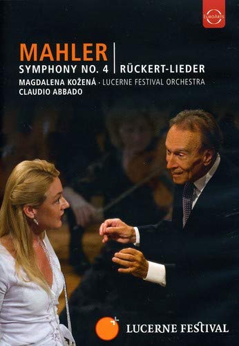Magdalena Kožená and Claudio Abbado on DVD cover for Mahler’s Symphony No. 4.