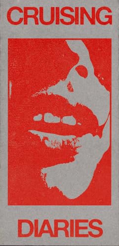Book cover: red background with white face silhouette, title "Cruising Diaries".