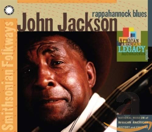 CD cover for John Jackson’s “Rappahannock Blues” featuring his portrait.