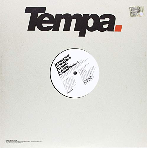 White vinyl record with "Horsepower Productions" text and a Tempo label.