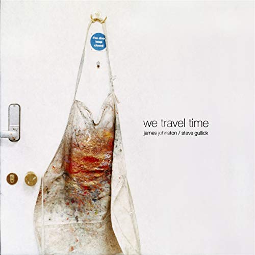 Album cover: a stained bag hangs on a white door, text right side.