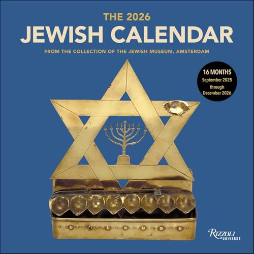 The Jewish Calendar 2025–2026 (5786) 16-Month Wall Calendar