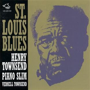CD cover for “St. Louis Blues” featuring a portrait of Henry Townsend.