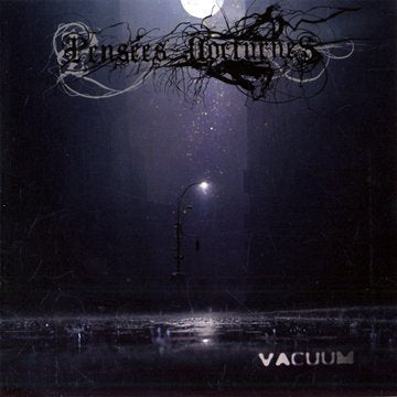 CD cover: dark cityscape under a full moon, with swirling script.