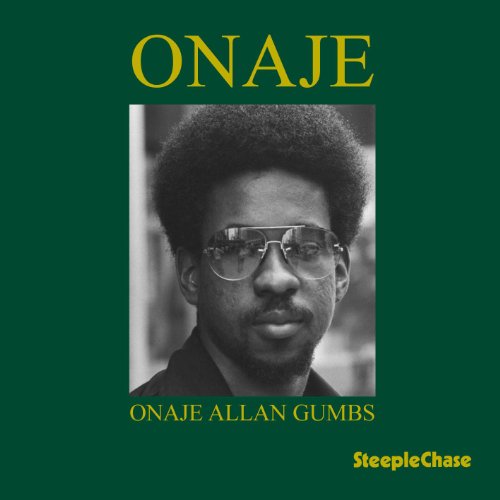 CD cover for Onaje Allan Gumbs, featuring a portrait of the artist.