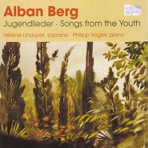 CD cover for Alban Berg’s “Songs from the Youth” with painted foliage.