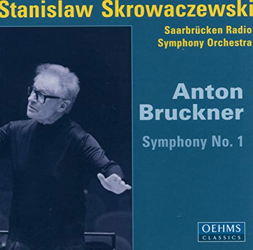 CD cover featuring conductor Stanisław Skrowaczewski and composer Anton Bruckner.