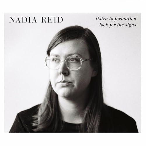 Black and white album cover featuring a portrait of Nadia Reid.