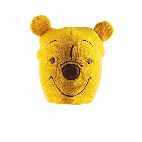Disney Winnie The Pooh - Pooh Face (Unisex Yellow Beanie) One Size