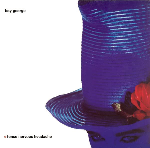 Boy George album cover: a purple hat and partial face.