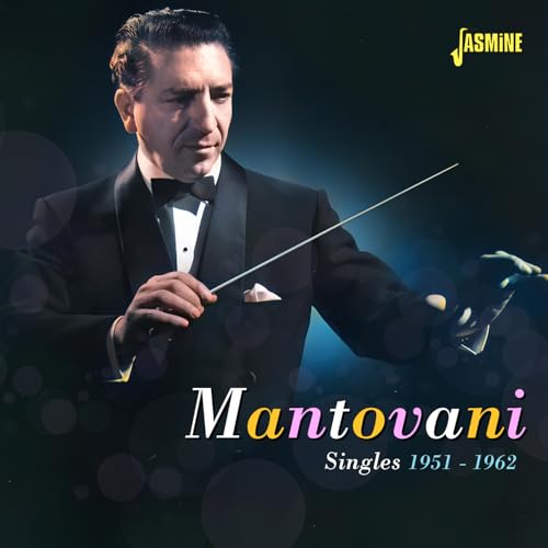 CD cover featuring conductor Annunzio Mantovani in a tuxedo.