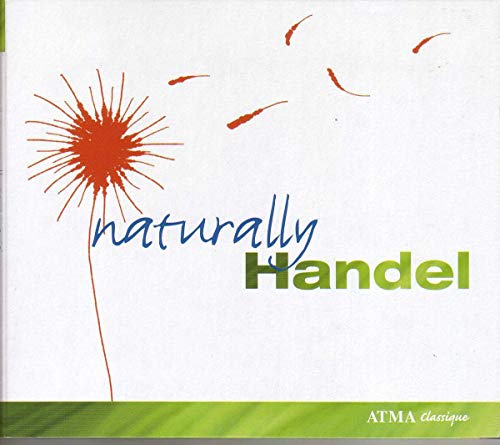 CD cover with orange dandelion illustration and green "naturally Handel" text.