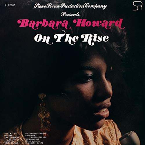 Album cover for Barbara Howard’s “On The Rise” featuring a portrait of the artist.