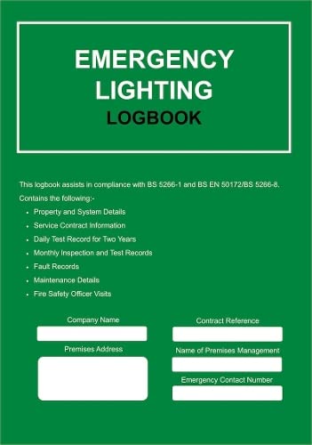 Emergency Lighting Logbook : 1