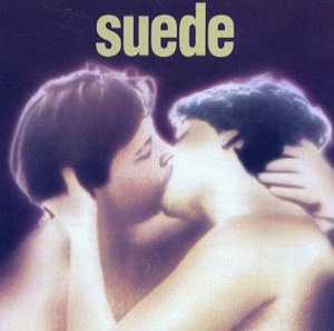 CD cover for Suede’s self-titled album featuring a blurred couple kissing.