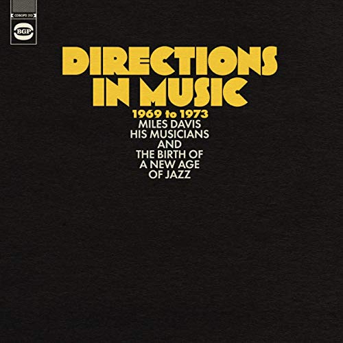 CD cover for “Directions In Music 1969-1973” with yellow text on black.