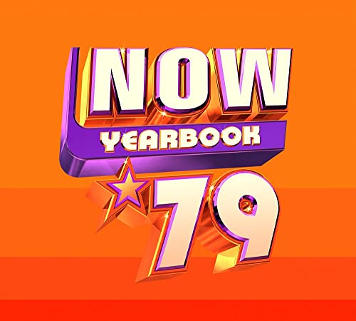 “NOW Yearbook 1979” CD cover with purple and orange 3D text and star.