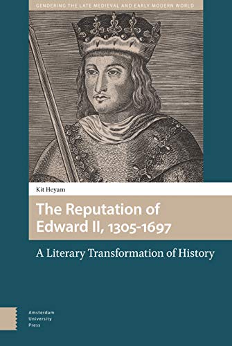 Book cover featuring a portrait of King Edward II with crown and armor.