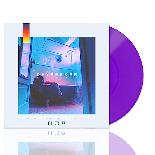 Dayseeker “Sleeptalk” purple vinyl record with album artwork featuring a bathroom scene.