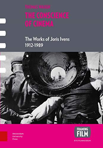 Book cover for “The Conscience of Cinema” featuring a vintage film camera.