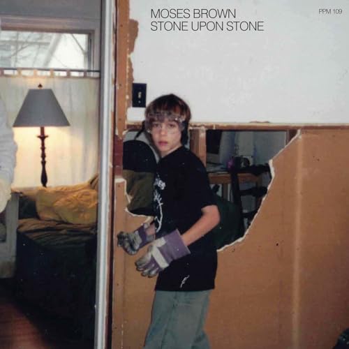 Album cover for Moses Brown’s “Stone Upon Stone” featuring a young person.