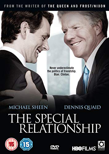 DVD cover for “The Special Relationship” featuring Michael Sheen and Dennis Quaid.