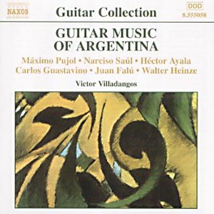 CD cover for "Guitar Music of Argentina" by Victor Villadangos.