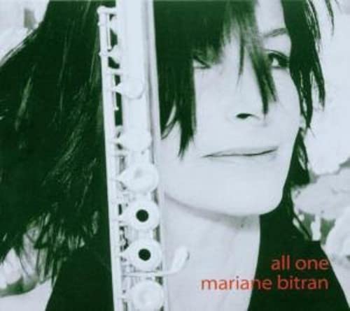 CD cover featuring a woman with a flute, green and white tones.