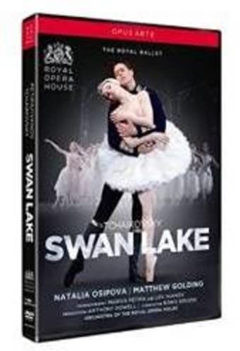 DVD cover for Tchaikovsky’s Swan Lake featuring ballet dancers.