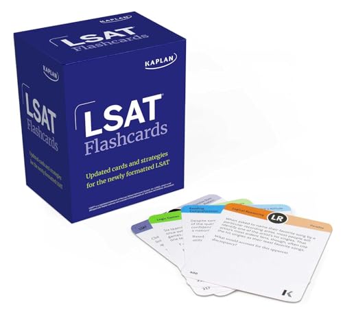 LSAT Prep Flashcards : Updated cards and strategies for the newly formatted LSAT