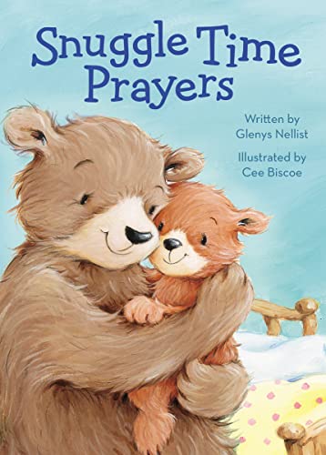 Book cover: a large brown bear hugs a smaller red bear cub.