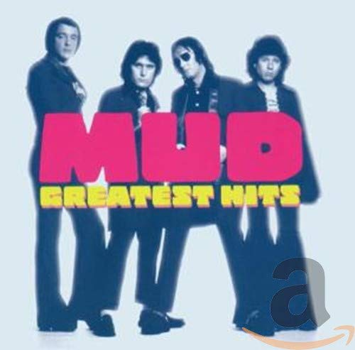 CD cover for Mud’s “Greatest Hits” featuring a photo of the band.