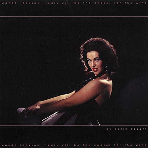 Wanda Jackson album cover, a portrait of a woman in a black dress.