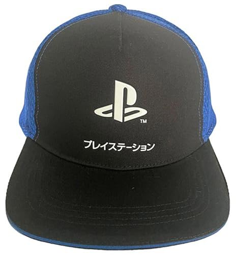 Playstation - Katakana Logo (Unisex Grey Snapback Cap) One Size