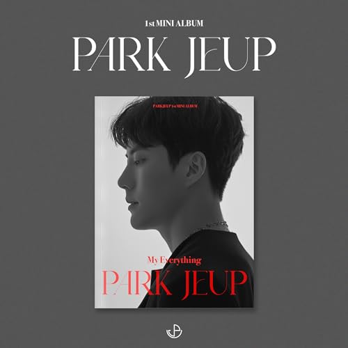 CD cover featuring a black and white portrait of Park Jeup.