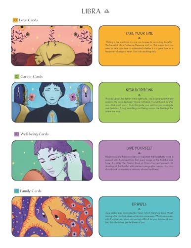 Libra Pocket Zodiac Cards : 40 Magical Messages from the Stars