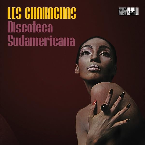 Album cover for Les Chakachas’ “Discoteca Sudamericana” featuring a woman’s portrait.