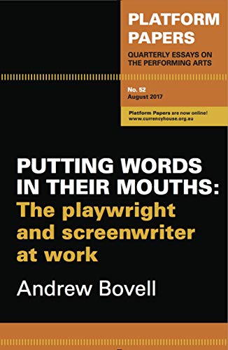 Black book cover with gold and white text: "Putting Words in Their Mouths.